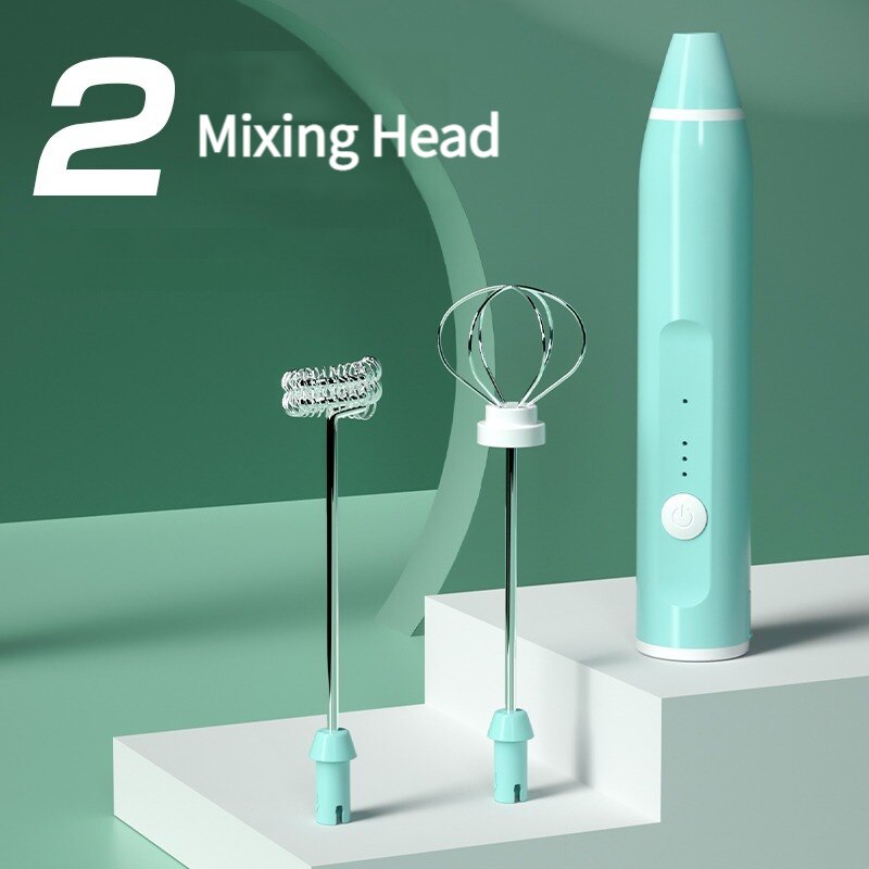 1 PCS Electric Milk Frother Po - Portable Blender Usb Rechargeable review and price