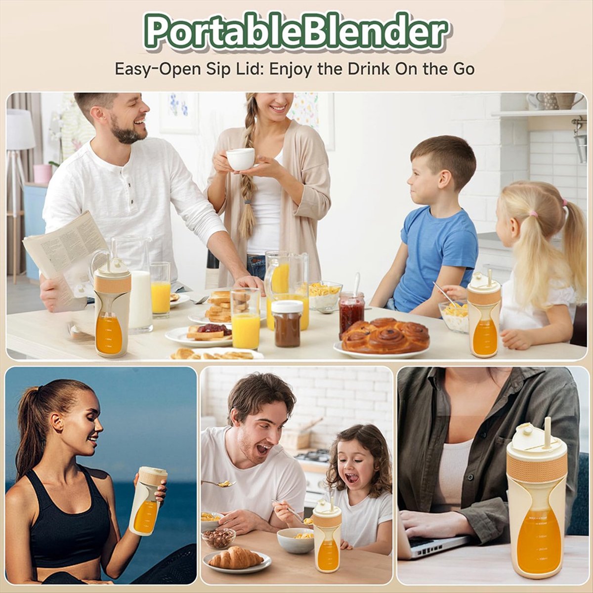 Portable Blender Cup 450ml Mul - Portable Blender Usb Rechargeable review and price